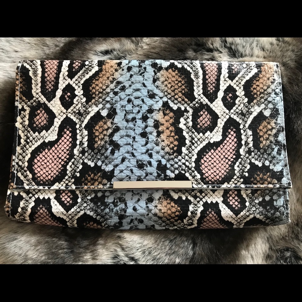 Snake Skin Clutch